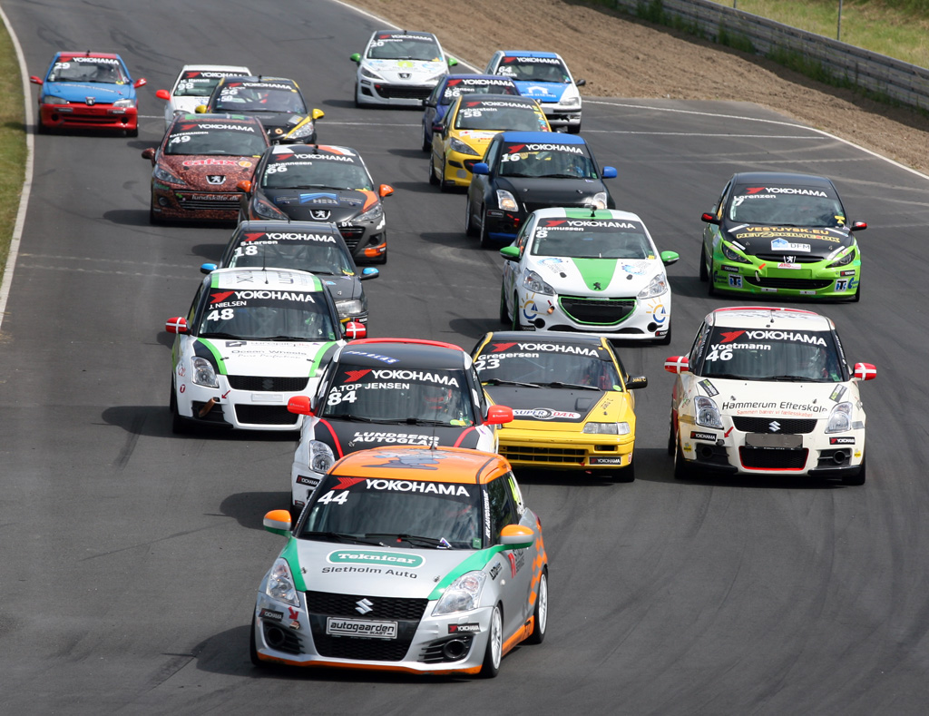 Mads Frederiksen i front fra start til slut.
(Foto: Motorsporten.dk)